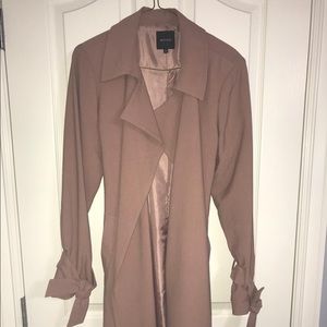 RW&Co blush pink trench coat
